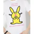 Because of Everything T Shirt - Happy Bunny at Spencer's