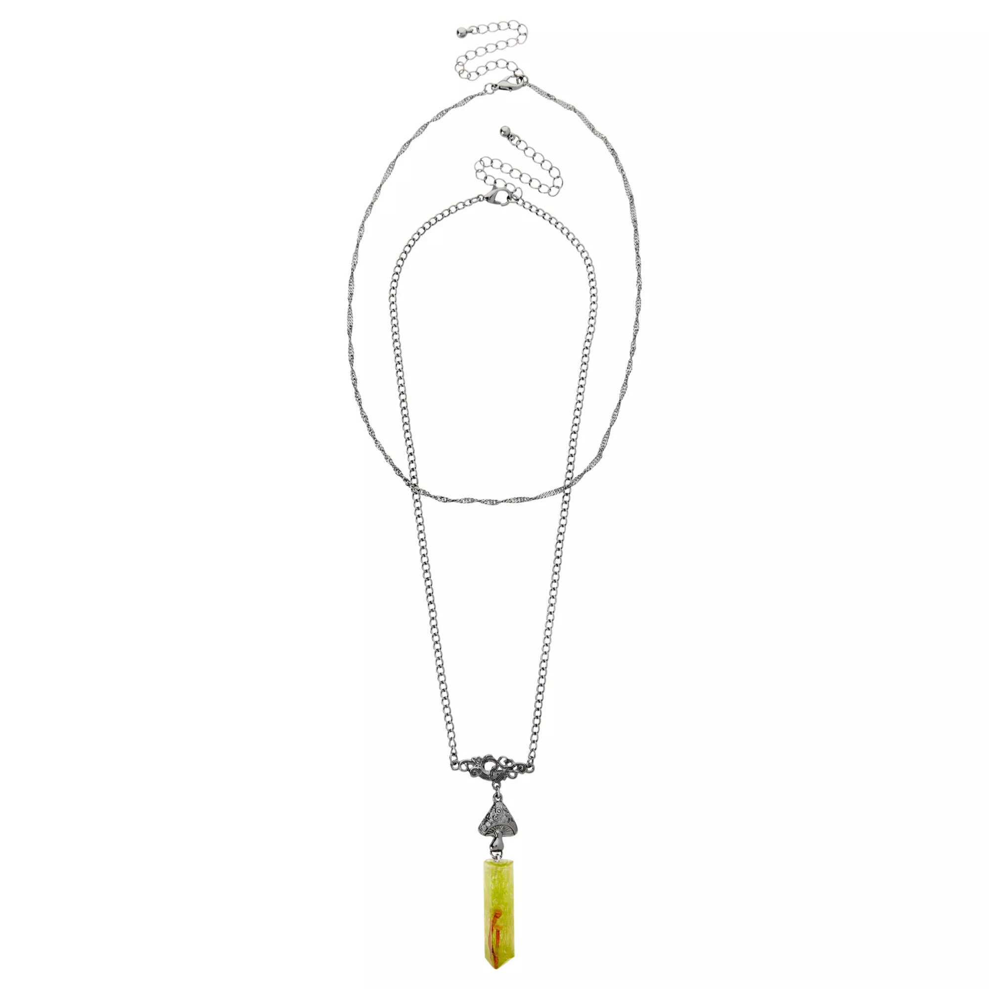 Multi-Pack Fungi Jar Charm Chain Necklaces - 2 Pack at Spencer's