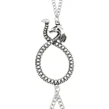 Silvertone Snake Chain Hand Bracelet at Spencer's