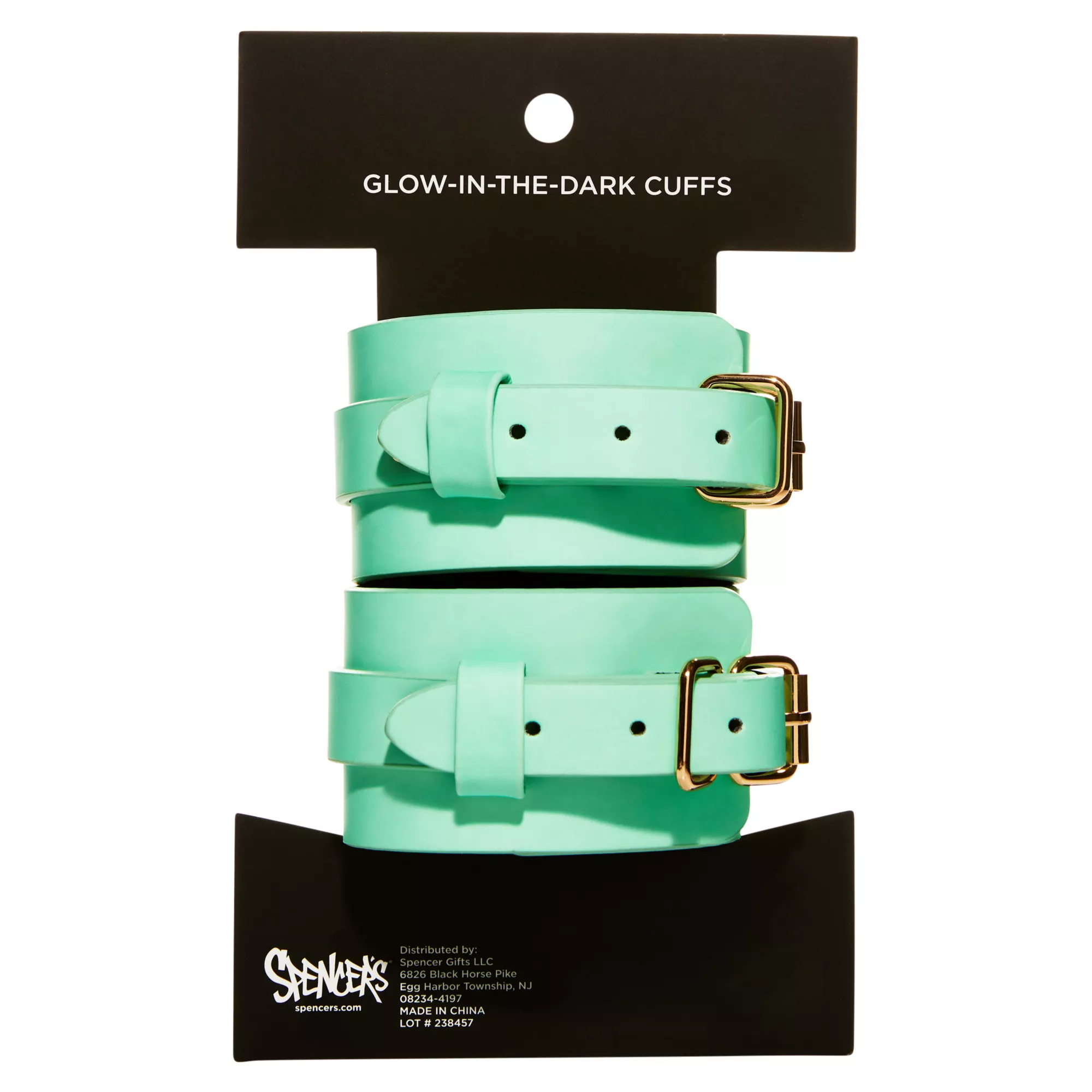 Green Glow-in-the-Dark Handcuffs - Pleasure Bound at Spencer's