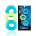 Glow Up Glow in the Dark Cock Rings 3 Pack - Arouz'd at Spencer's