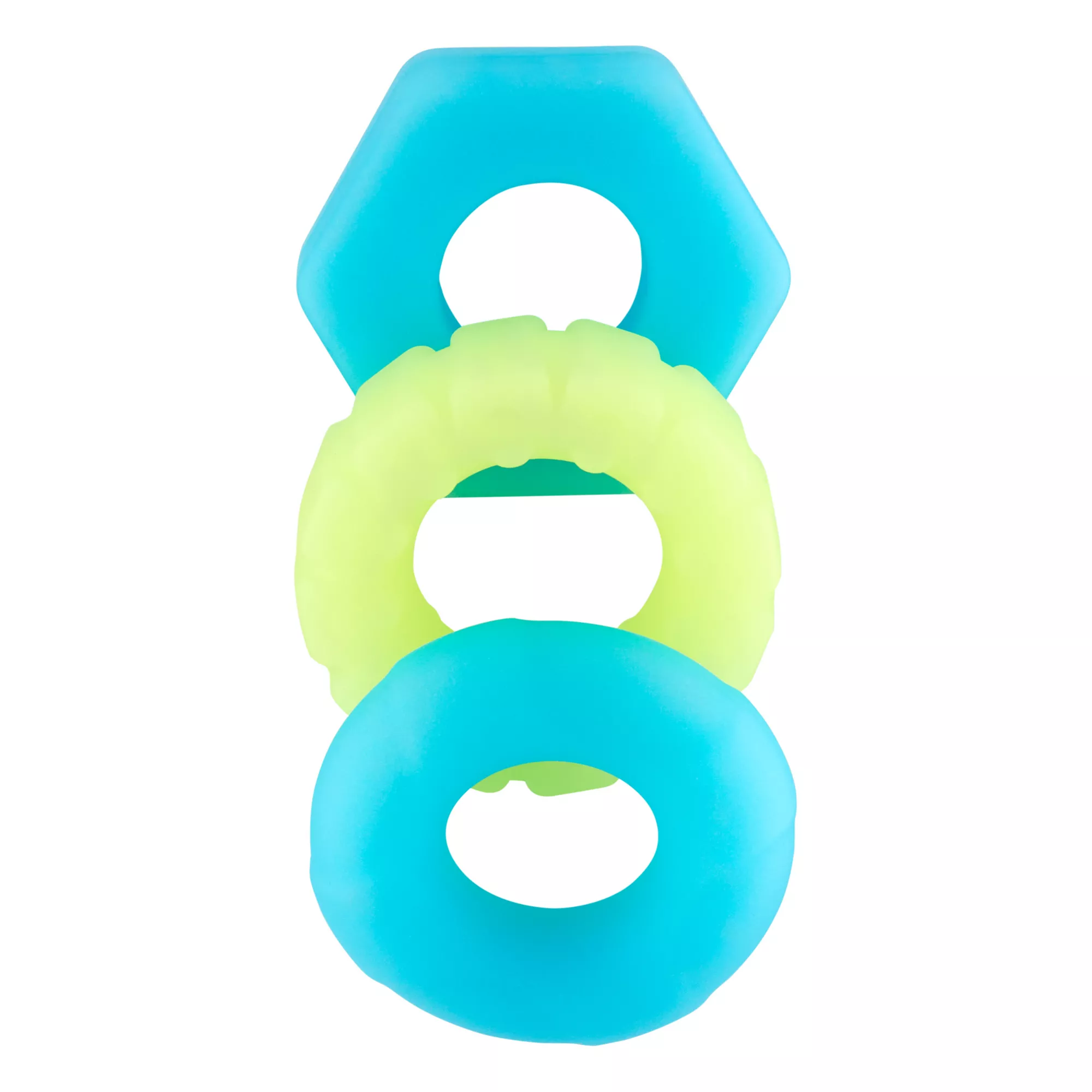 Glow Up Glow in the Dark Cock Rings 3 Pack - Arouz'd at Spencer's