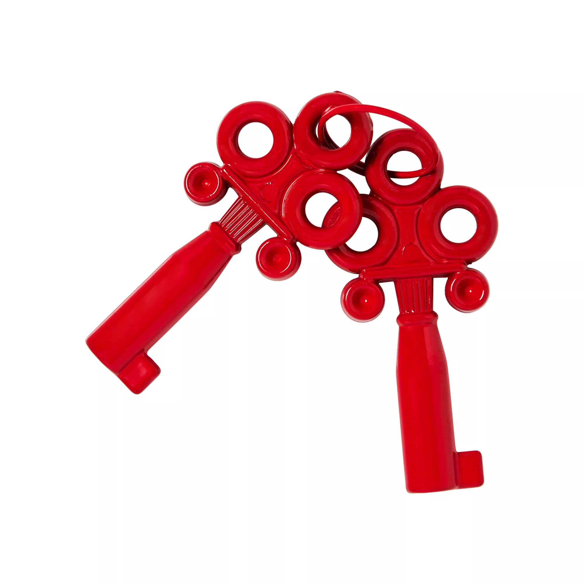 Red Metal Handcuffs - Pleasure Bound at Spencer's