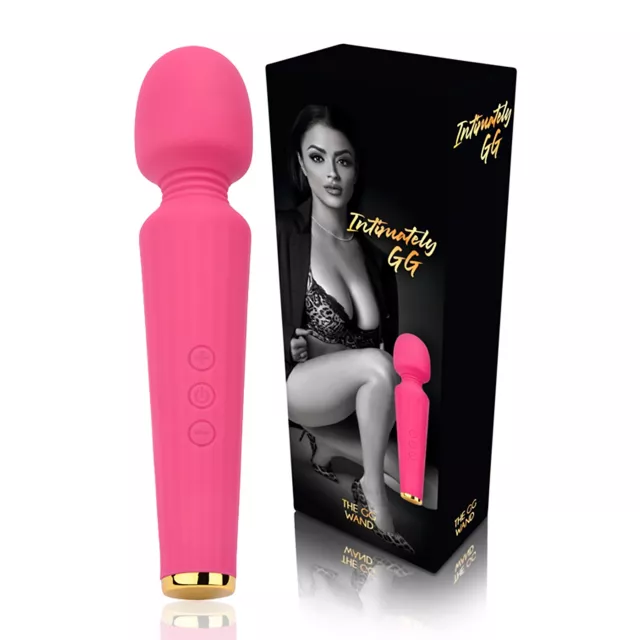 Intimately GG 10-Function Rechargeable Wand Massager - 8.5 Inch at Spencer's