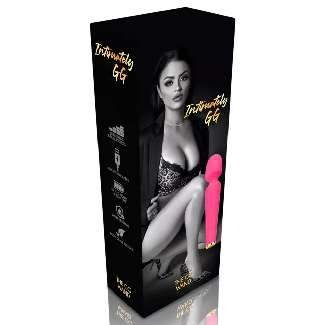 Intimately GG 10-Function Rechargeable Wand Massager - 8.5 Inch at Spencer's