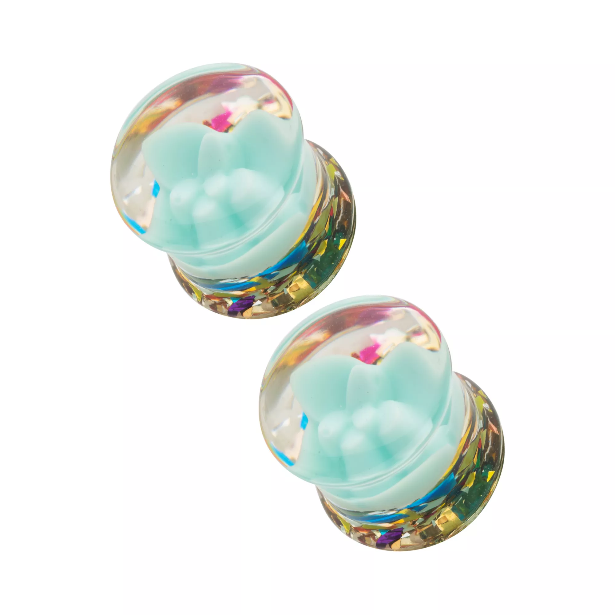 Flower Resin Plugs at Spencer's