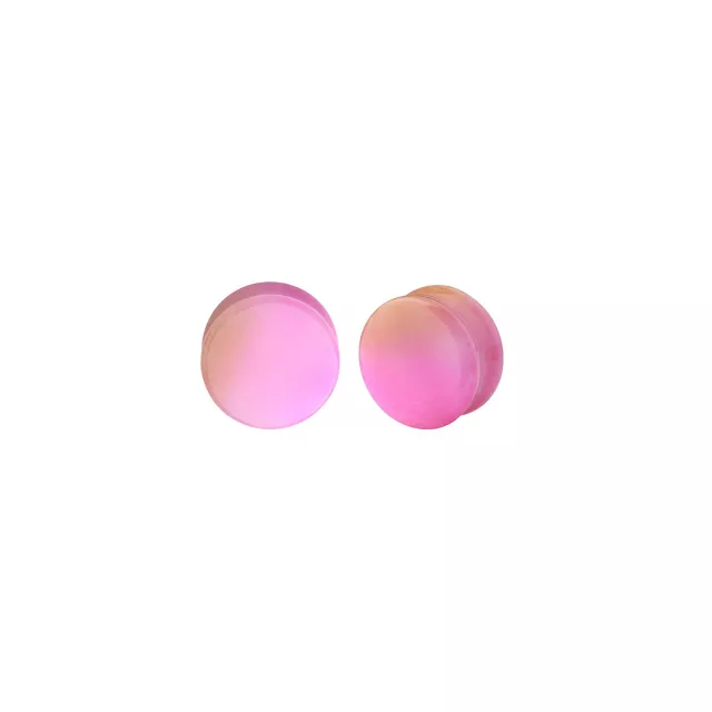 Pink Jade Stone Plugs at Spencer's