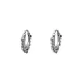 Silvertone Spike Hoop Earrings at Spencer's