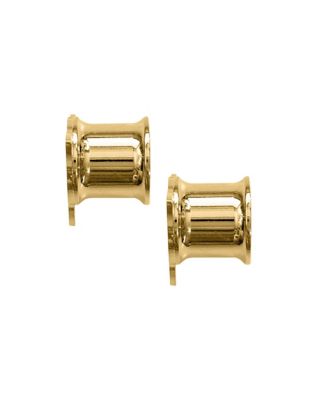 Gold Triquetra Screw Fit Tunnel Plugs