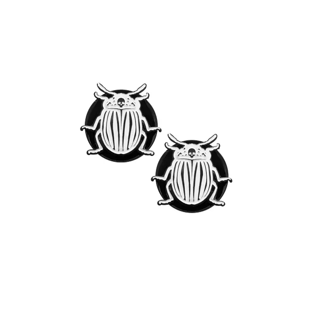 Black Beetle Screw Fit Tunnel Plugs at Spencer's