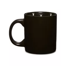 Black Playboy Logo Coffee Mug - 20 oz. at Spencer's