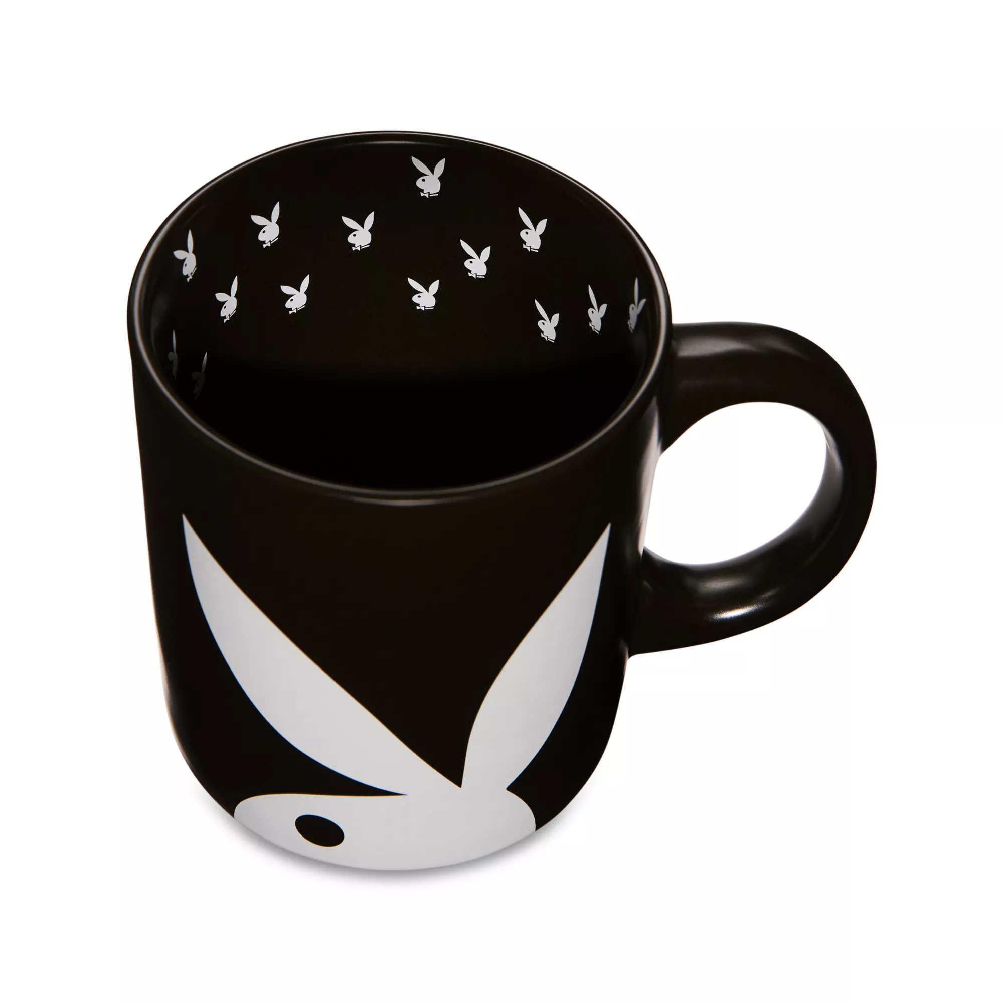 Black Playboy Logo Coffee Mug - 20 oz. at Spencer's