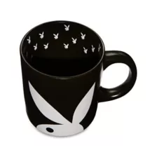 Black Playboy Logo Coffee Mug - 20 oz. at Spencer's