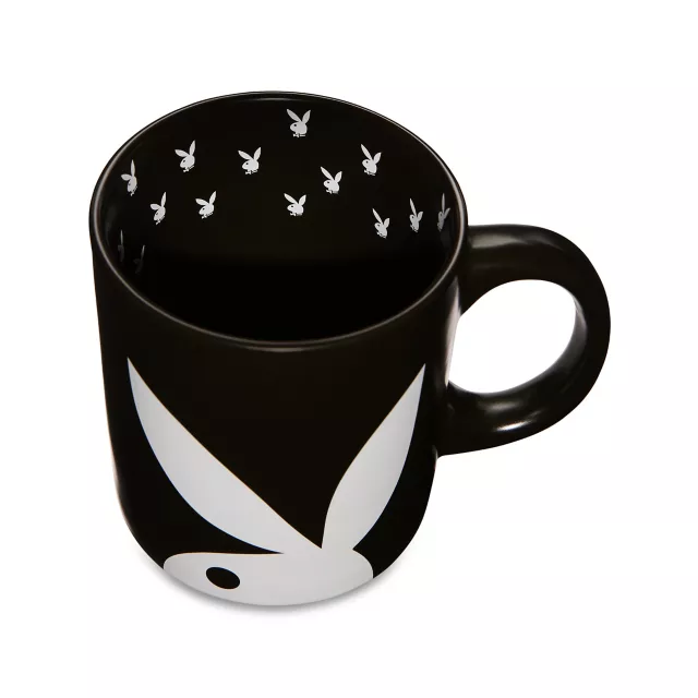 Black Playboy Logo Coffee Mug - 20 oz. at Spencer's