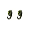 Black Glass Spiral Tapers- 00G at Spencer's