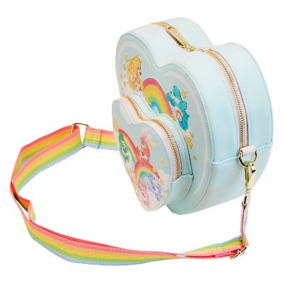 Loungefly Pastel Care Bear Heart Crossbody Bag