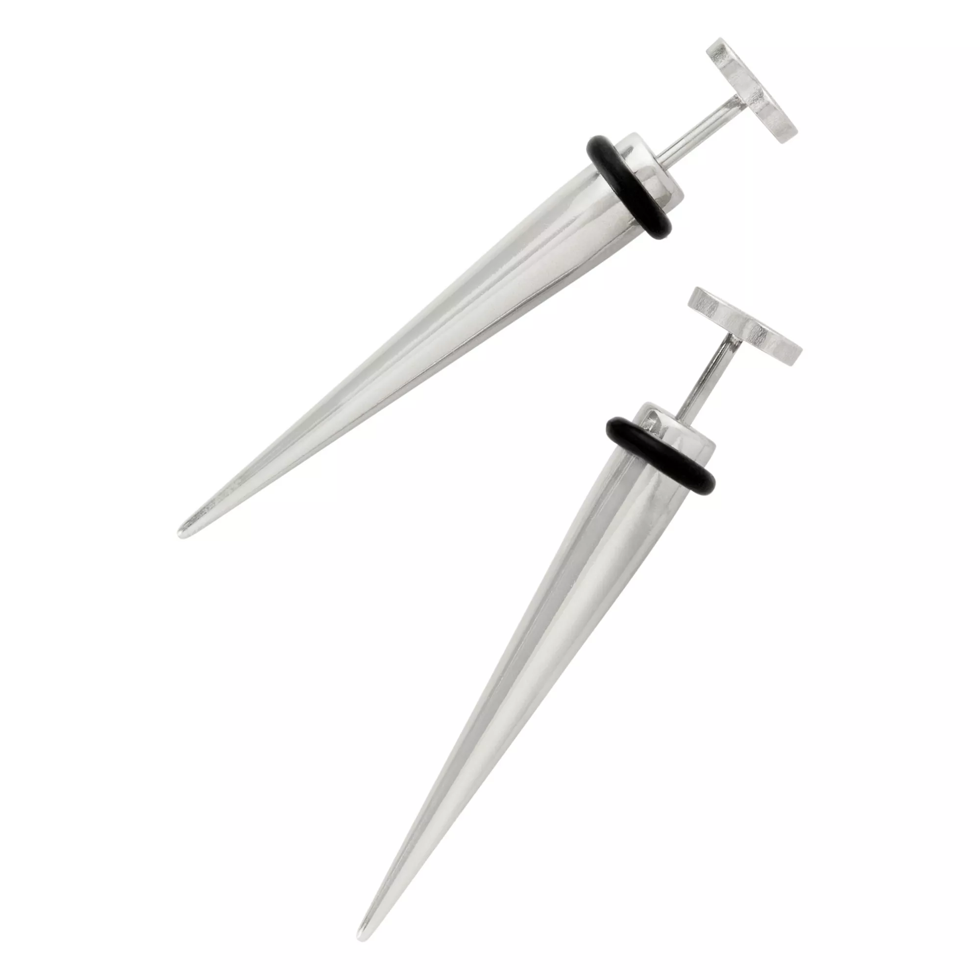 Sandblast Heart Fake Tapers - 18 Gauge at Spencer's