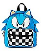 3D Sonic Checkered Mini Backpack - Sonic the Hedgehog