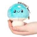 Micro Squishable Turquoise Mushroom Keychain at Spencer's