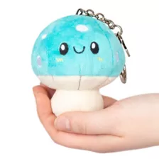 Micro Squishable Turquoise Mushroom Keychain at Spencer's