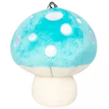 Micro Squishable Turquoise Mushroom Keychain at Spencer's