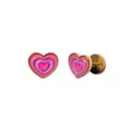 70s Hearts Fake Plug Earrings - 18 Gauge at Spencer's