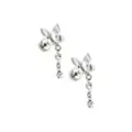 CZ Butterfly Dangle Fake Plugs - 18 Gauge at Spencer's
