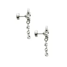 CZ Butterfly Dangle Fake Plugs - 18 Gauge at Spencer's