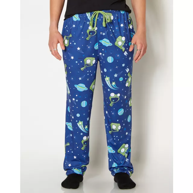 Blue Invader Zim Lounge Pants at Spencer's