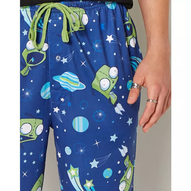 Blue Invader Zim Lounge Pants at Spencer's