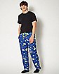 Blue Invader Zim Pajama Pants