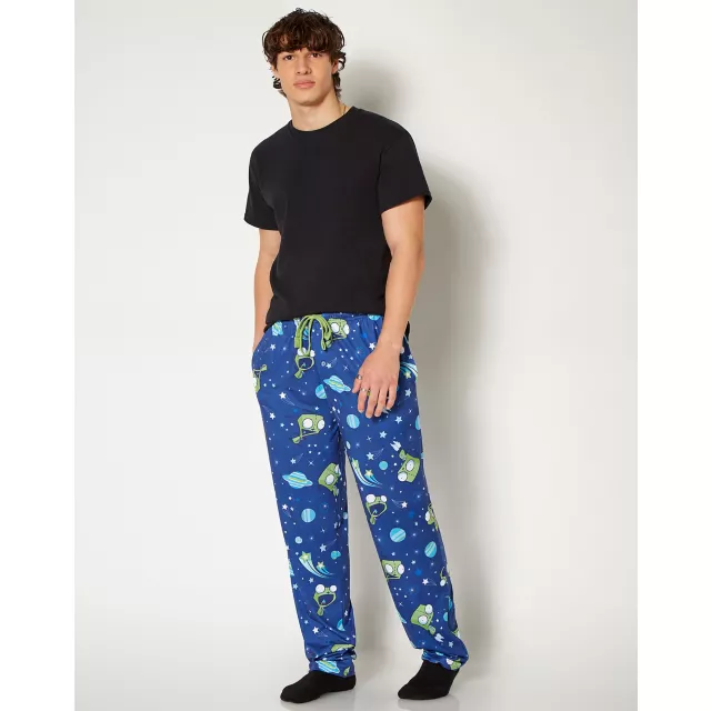 Blue Invader Zim Lounge Pants at Spencer's