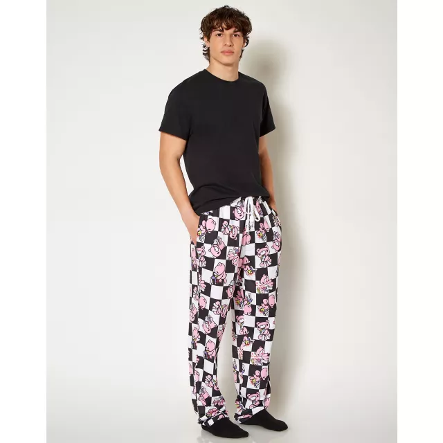 Checkered Gloomy Bear Lounge Pants at Spencer's