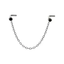 Multi-Pack Red and Black Nose Chain 2 Pack - 18 Gauge at Spencer's