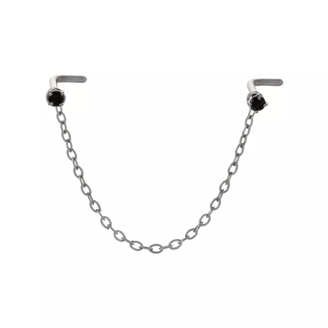 Multi-Pack Red and Black Nose Chain 2 Pack - 18 Gauge at Spencer's