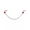 Multi-Pack Red and Black Nose Chain 2 Pack - 18 Gauge at Spencer's