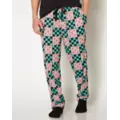 Checkered Demon Slayer Lounge Pants at Spencer's