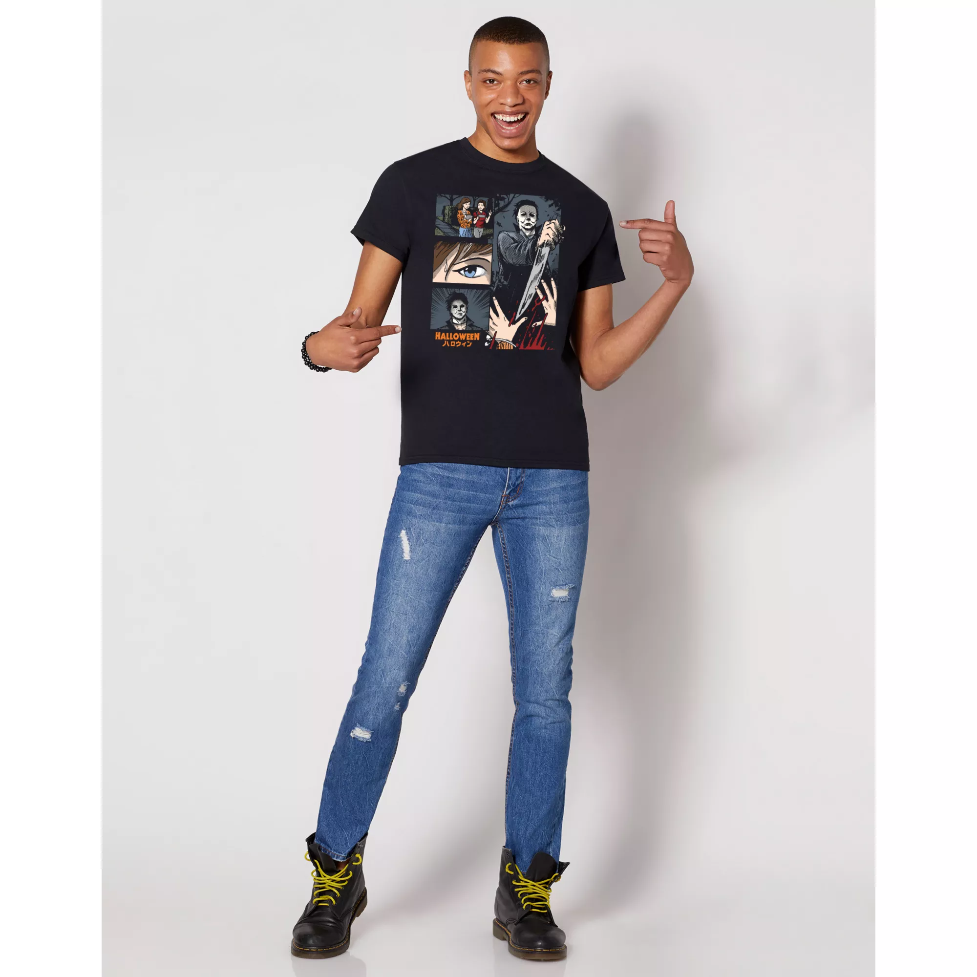Anime Michael Myers T Shirt - Halloween at Spencer's