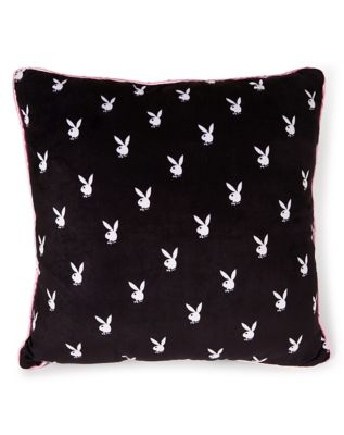 Black Varsity Playboy Pillow