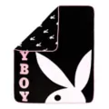 Black Playboy Reversible Fleece Blanket at Spencer's