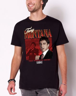 Red best sale scarface shirt