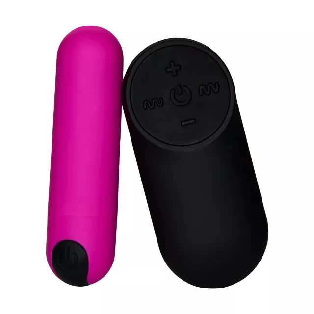 Out of Control 21-Function Remote Control Waterproof Bullet Vibrator 3 Inch - Hott Love Extreme