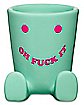 Oh Fuck It Molded Feet Smiley Shot Glass - 2 oz.
