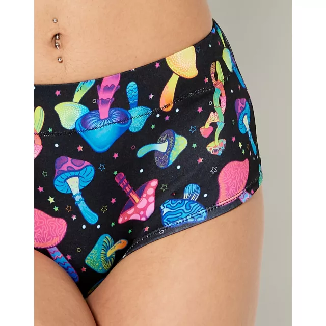 Celestial Mushroom Booty Shorts at Spencer's