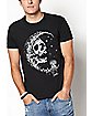 Moon Skull T Shirt - Sawblade666