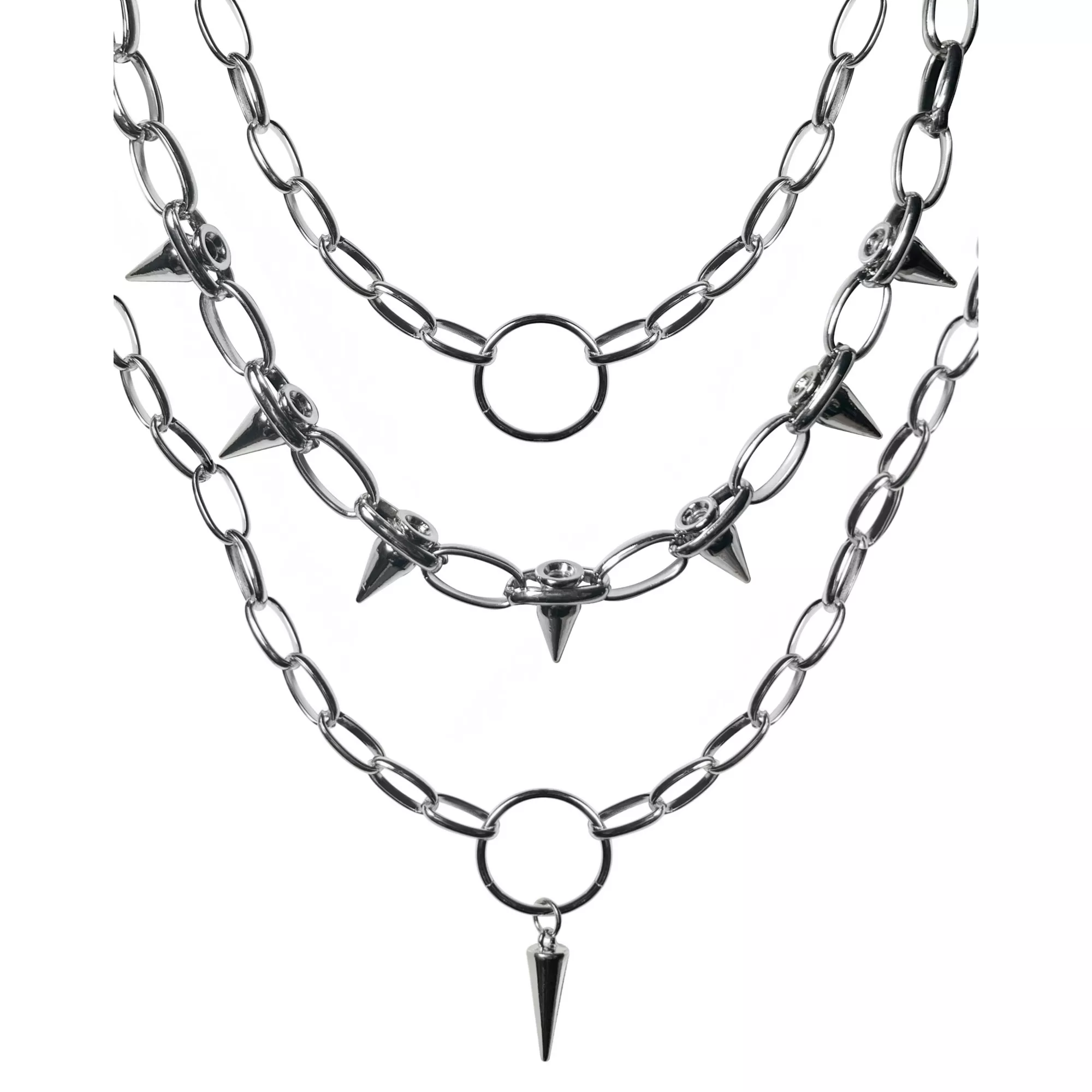 Multi-Pack O-Ring Link Chain Necklaces - 3 Pack at Spencer's