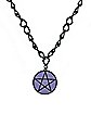 Pentagram Curb Chain Necklace