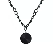 Pentagram Curb Chain Necklace at Spencer's
