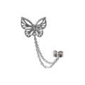 CZ Butterfly Chain Ear Cuff at Spencer's