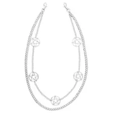 2-Row Pentagram Curb Wallet Chain at Spencer's